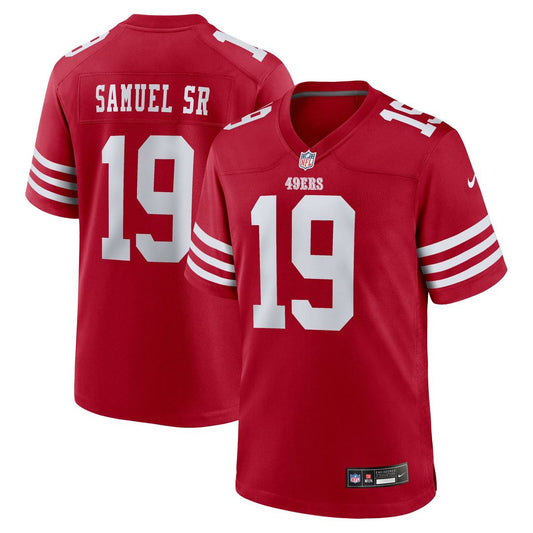 Deebo Samuel Sr San Francisco 49ers Nike Scarlet Team Game Jersey