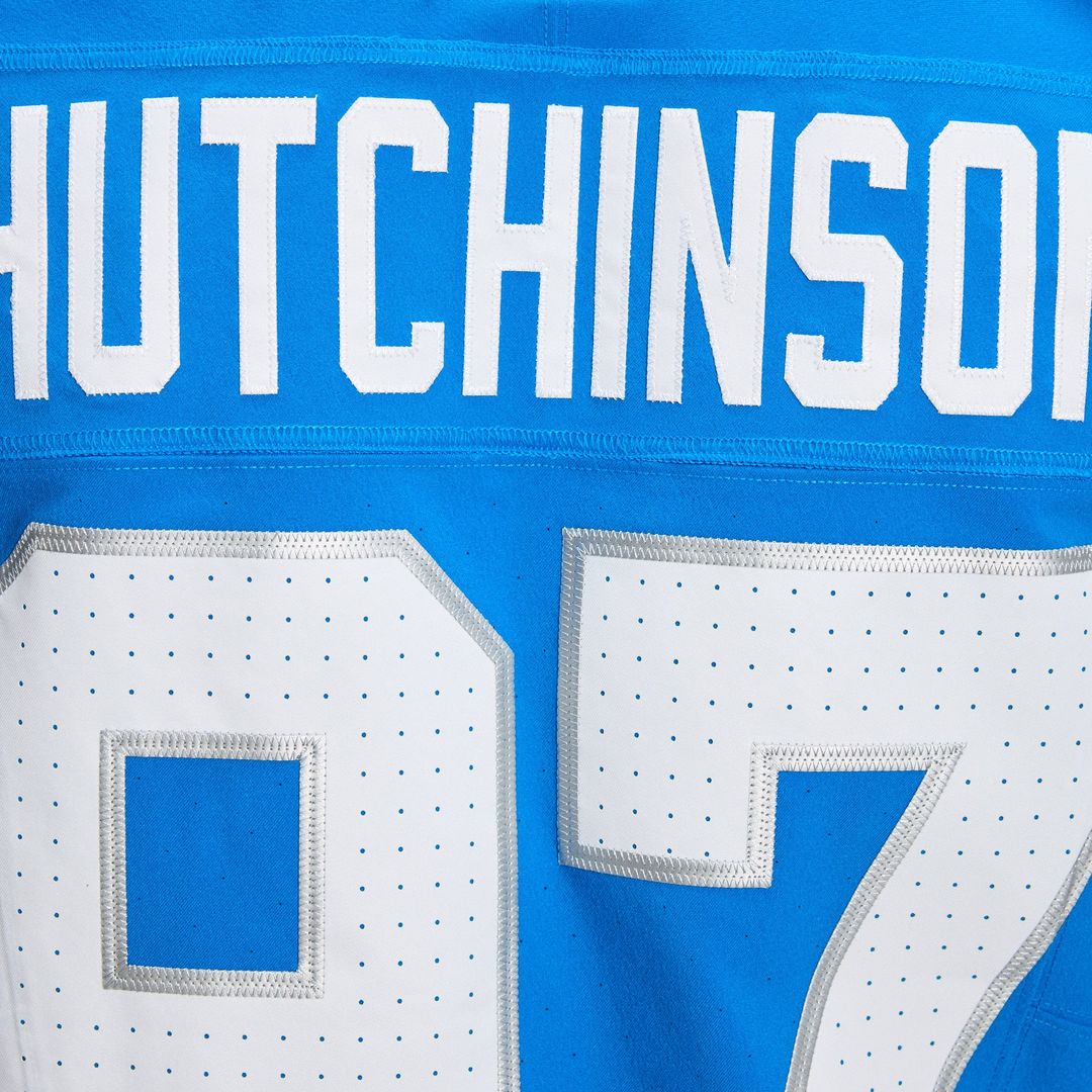 Aidan Hutchinson Detroit Lions Nike Black Alternate Vapor F.U.S.E. Elite Jersey
