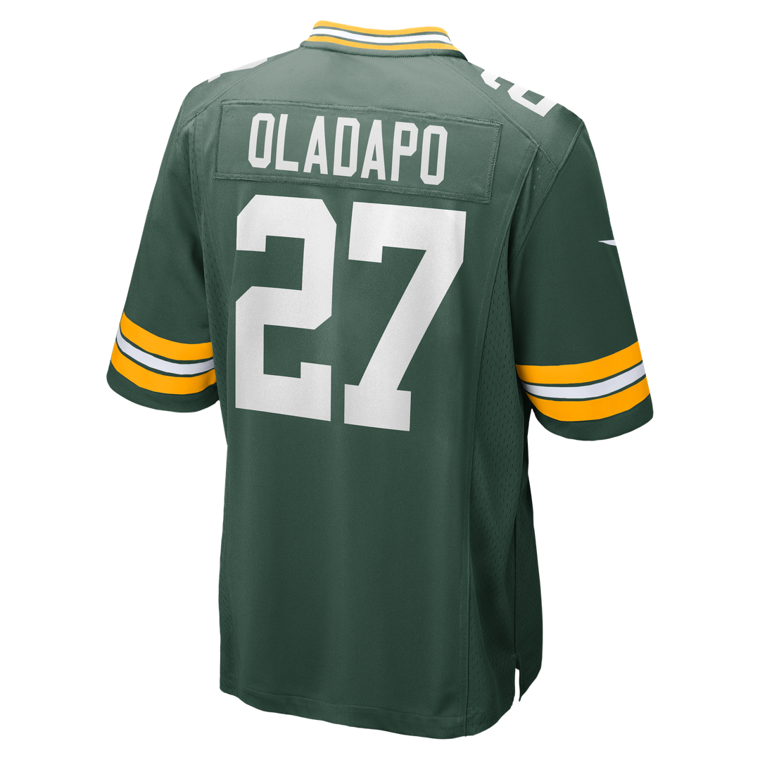 Kitan Oladapo Green Bay Packers Nike Green Game Jersey