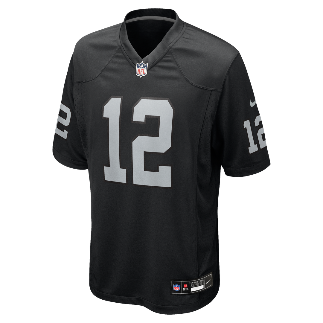 Aidan O'Connell Las Vegas Raiders Nike Black Team Game Jersey