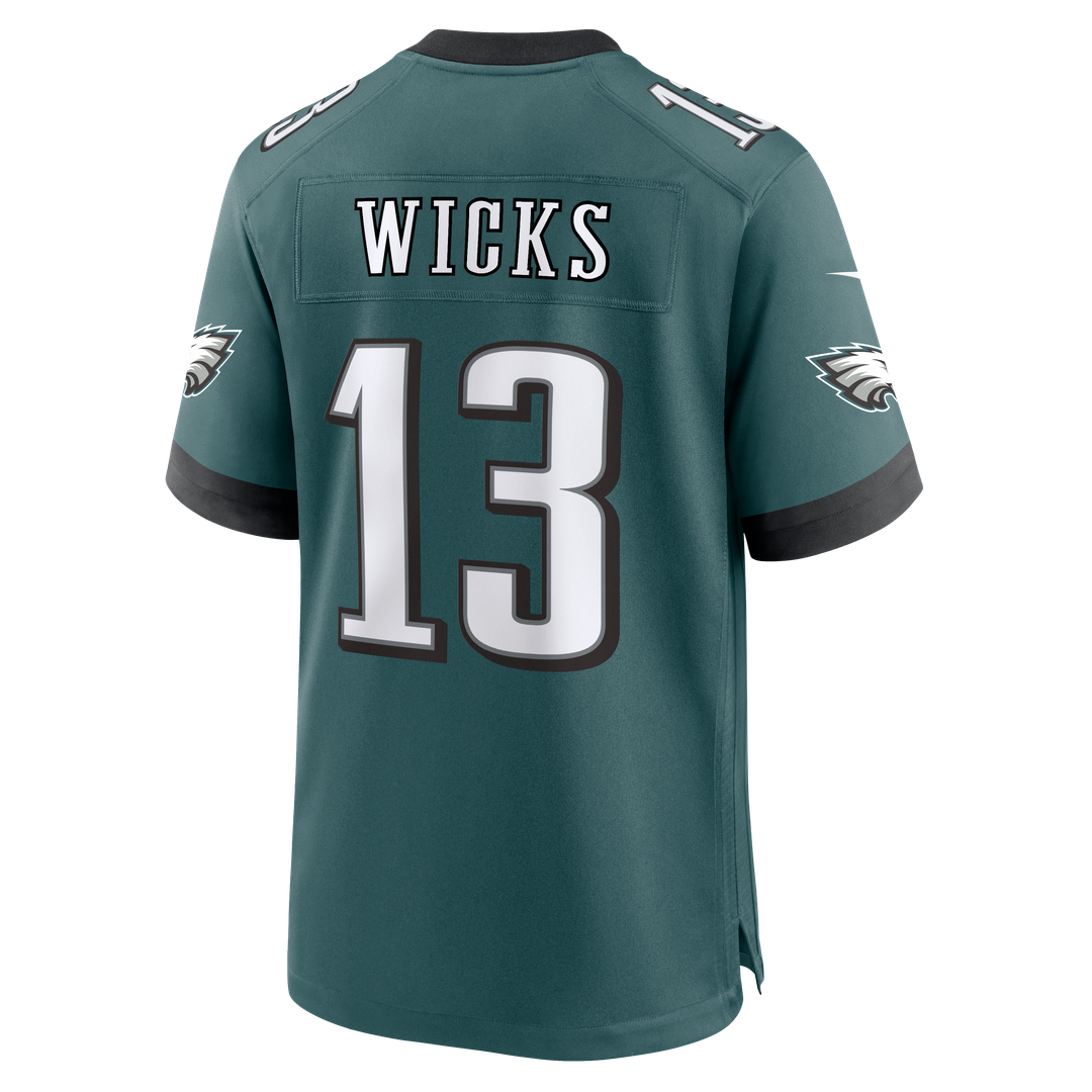 Dontayvion Wicks Philadelphia Eagles Nike Midnight Green Team Game Jersey