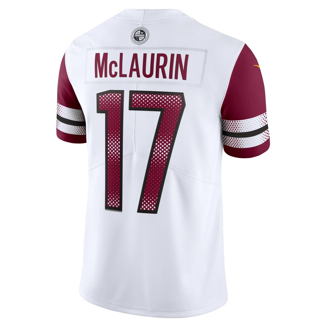 Terry McLaurin Washington Commanders Nike White Vapor Limited Jersey
