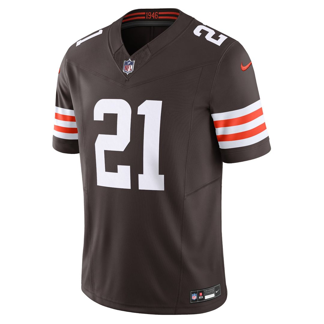 Denzel Ward Cleveland Browns Nike Brown Vapor F.U.S.E. Limited Jersey