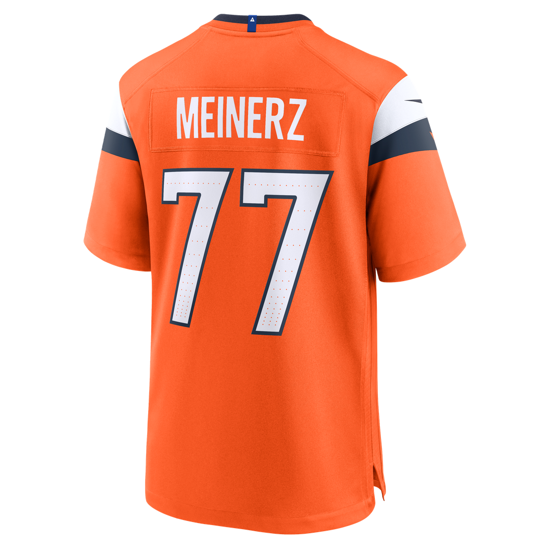 Quinn Meinerz Denver Broncos Nike Orange Team Game Jersey