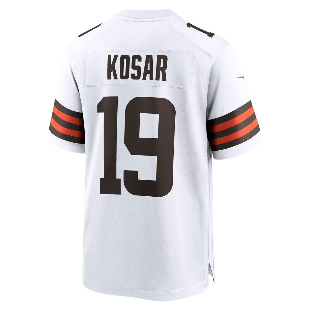 Bernie Kosar Cleveland Browns Nike White Retired Player Game Jersey