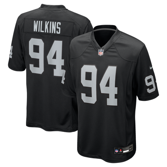 Christian Wilkins Las Vegas Raiders Nike Black Team Game Jersey