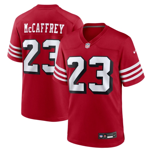 Christian McCaffrey San Francisco 49ers Nike Scarlet Alternate Game Player Jersey