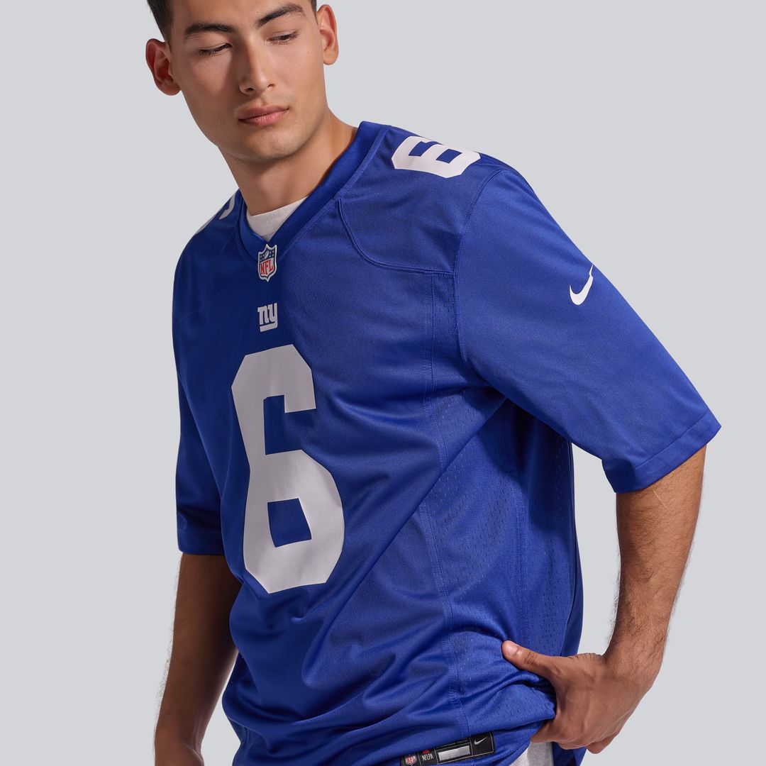 Jaxson Dart New York Giants Nike Red Alternate Century Red Game Jersey