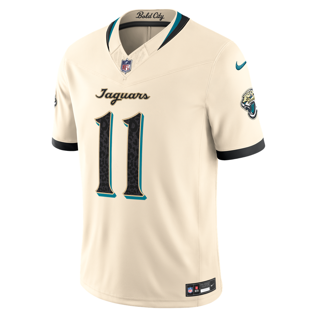 Parker Washington Jacksonville Jaguars Nike Natural 2026 Rivalries Collection Stitched Limited Jersey