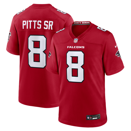 Kyle Pitts Sr. Atlanta Falcons Nike Red Game Jersey