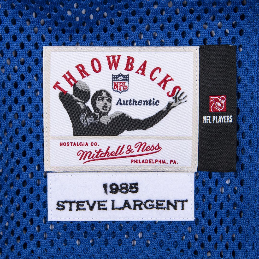 Steve Largent Seattle Seahawks 1985 Mitchell & Ness Royal Authentic Throwback Retired Player Jersey