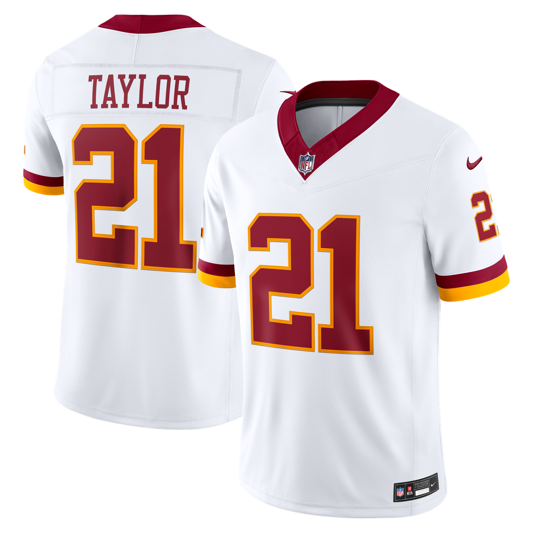 Sean Taylor Washington Commanders Nike White Vapor F.U.S.E. Stitched Retired Limited Jersey