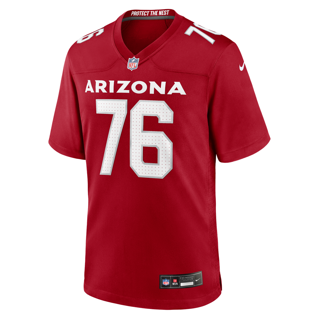 Will Hernandez Arizona Cardinals Nike Cardinal Team Game Jersey