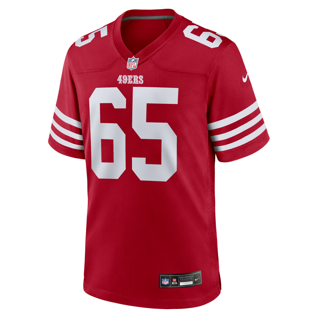 Drew Moss San Francisco 49ers Nike Scarlet Team Game Jersey