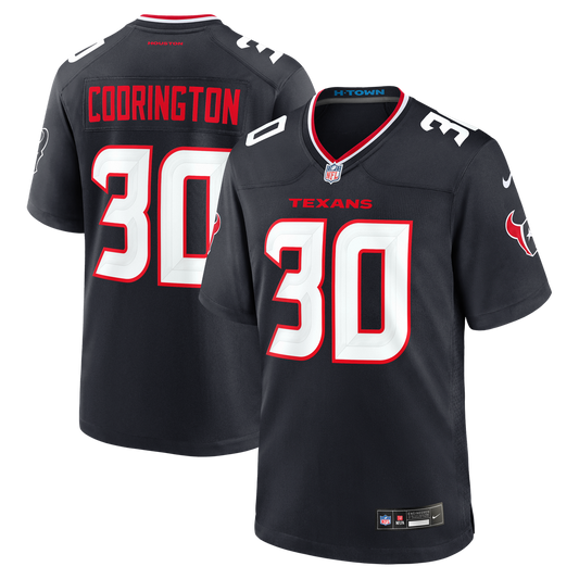 Brandon Codrington Houston Texans Nike Navy Team Game Jersey