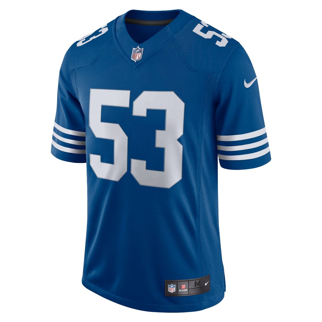 Darius Leonard Indianapolis Colts Nike Royal Alternate Vapor Limited Jersey