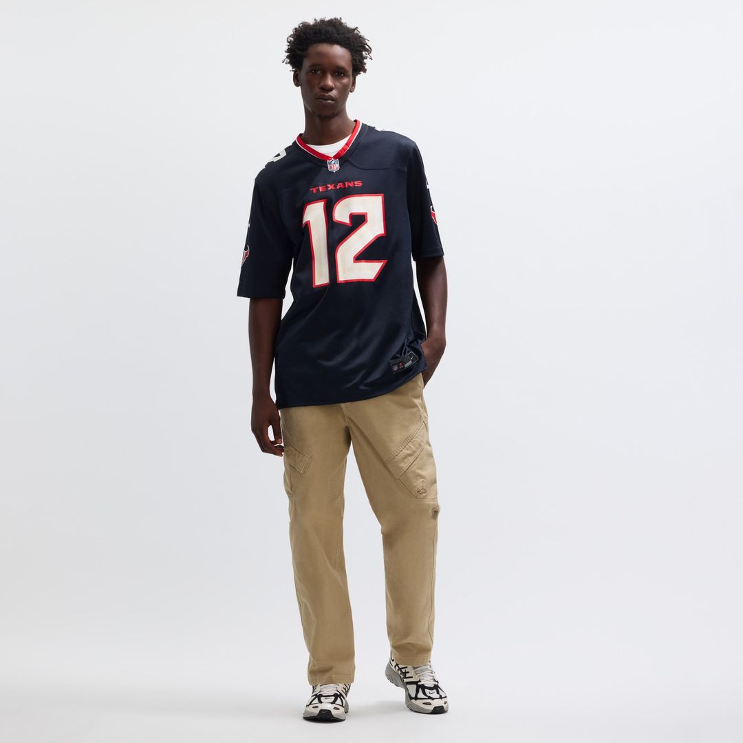 Nico Collins Houston Texans Nike Navy Game Jersey