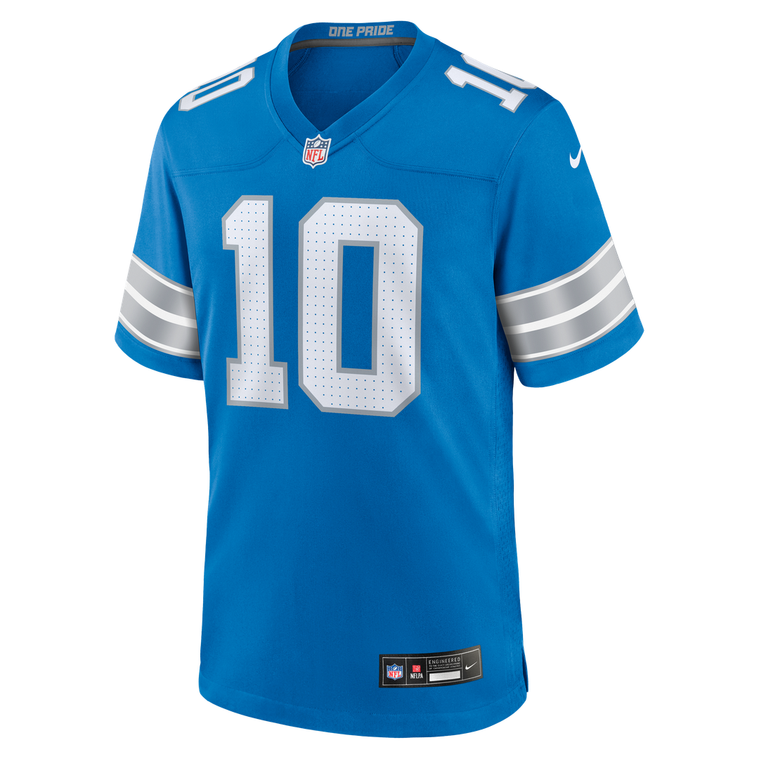 Isiah Pacheco Detroit Lions Nike Blue Team Game Jersey