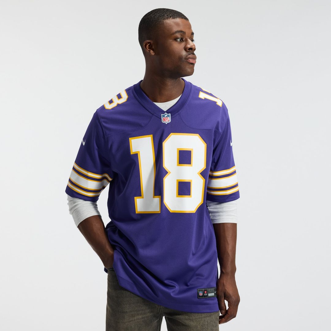 Justin Jefferson Minnesota Vikings Nike Purple Classic Player Game Jersey