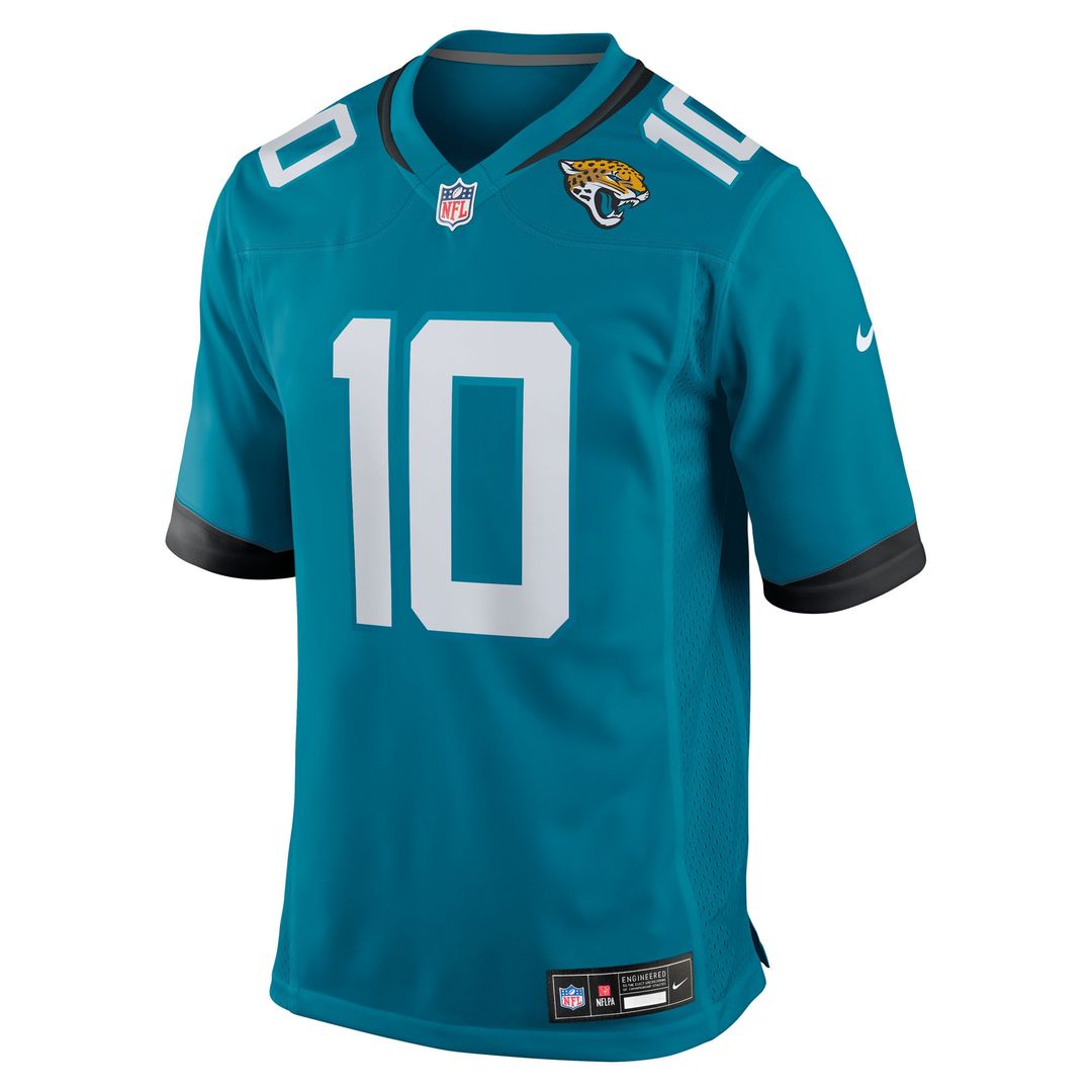 Carter Bradley Jacksonville Jaguars Nike Teal Team Game Jersey