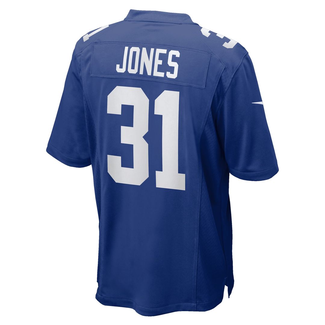 Nic Jones New York Giants Nike Royal Team Game Jersey