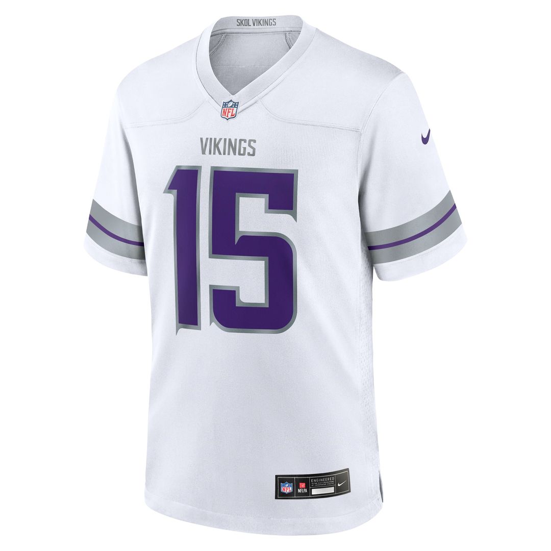 Dallas Turner Minnesota Vikings Nike Purple Game Jersey