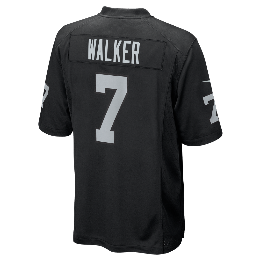 Quay Walker Las Vegas Raiders Nike Black Team Game Jersey