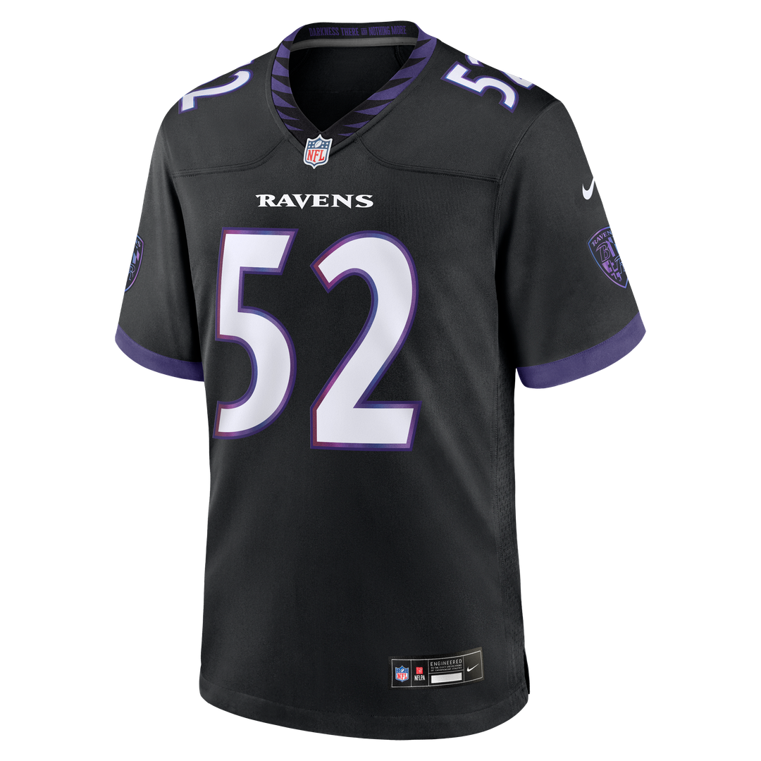 Ray Lewis Baltimore Ravens Nike Black Alternate Retired Player Game Jersey
