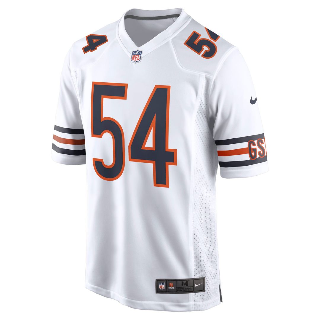 Brian Urlacher Chicago Bears Nike White Retired Player Game Jersey