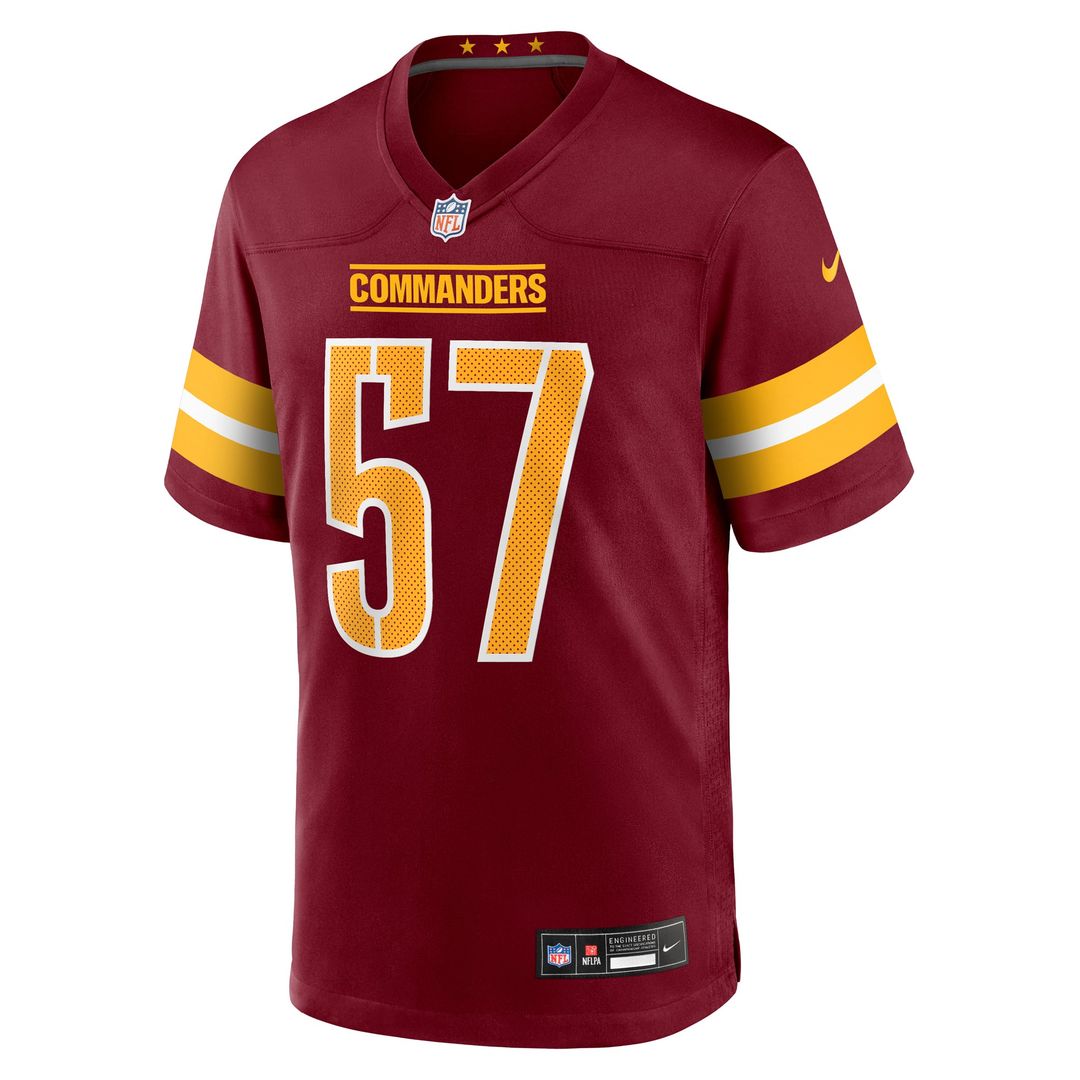 Nick Bellore Washington Commanders Nike Burgundy Team Game Jersey