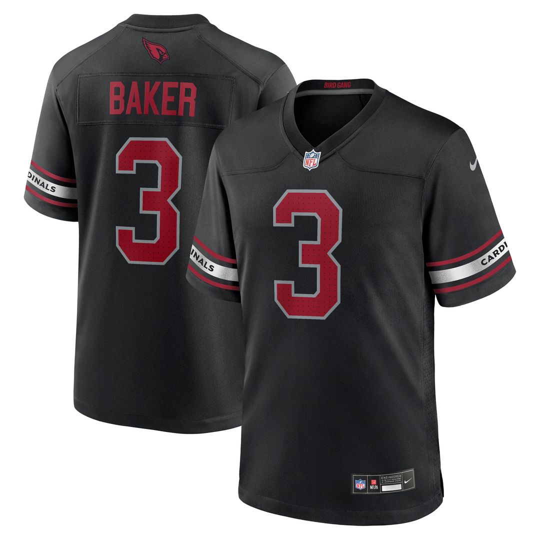 Budda Baker Arizona Cardinals Nike Black Game Jersey