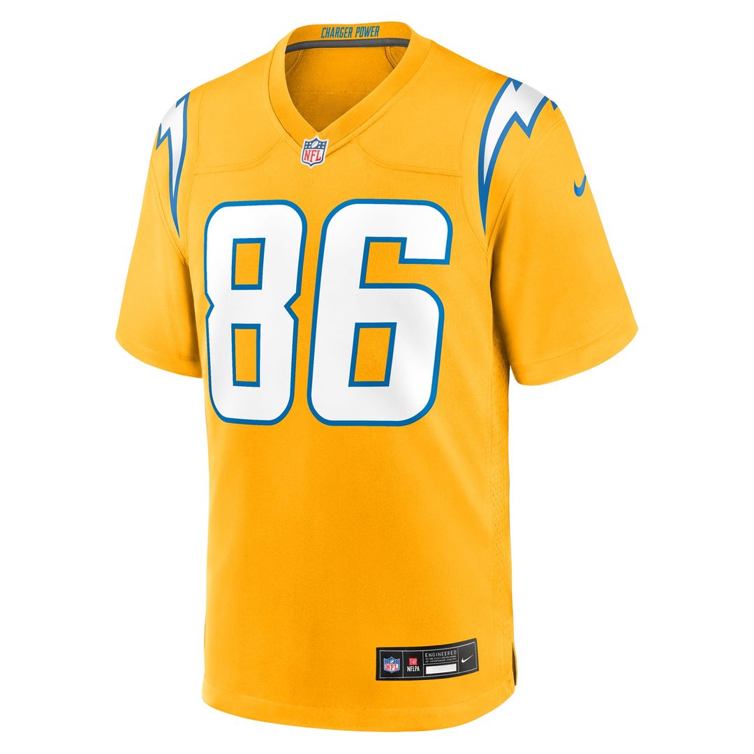 Oronde Gadsden Los Angeles Chargers Nike Navy Alternate 2 Super Chargers Game Jersey