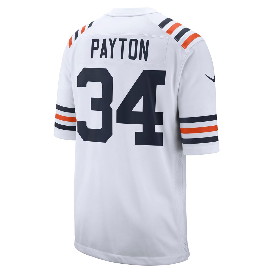 Walter Payton Chicago Bears Nike White Retired Player Alternate Game Jersey