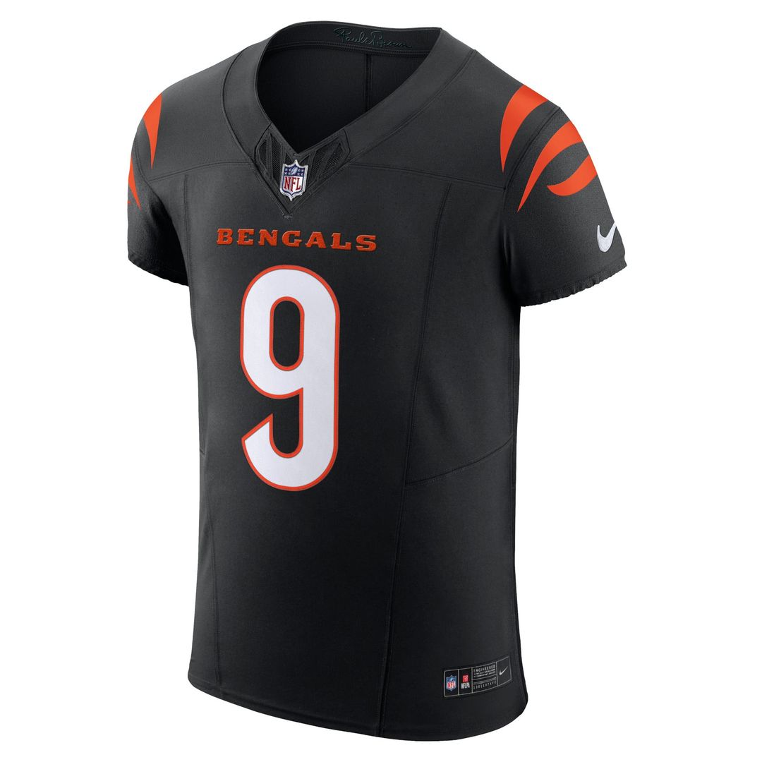 Joe Burrow Cincinnati Bengals Nike Black Team Vapor F.U.S.E. Elite Jersey