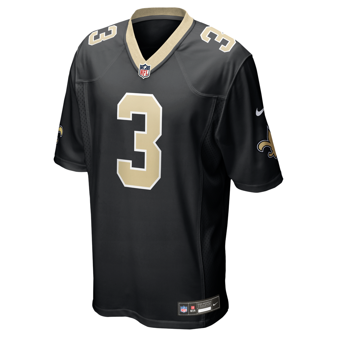 Travis Etienne Jr New Orleans Saints Nike Black Game Jersey