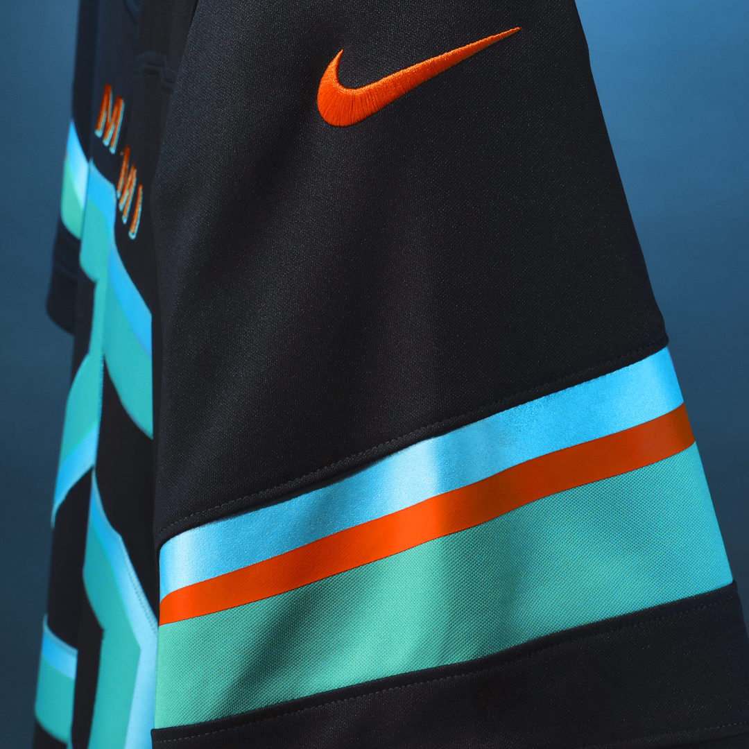 Dan Marino Miami Dolphins Nike Navy Rivalries Collection Stitched Limited Jersey