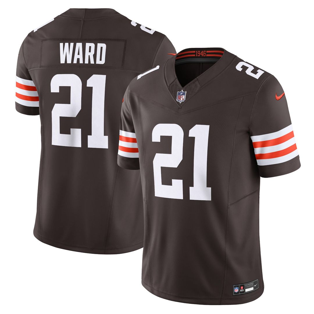 Denzel Ward Cleveland Browns Nike Brown Vapor F.U.S.E. Limited Jersey