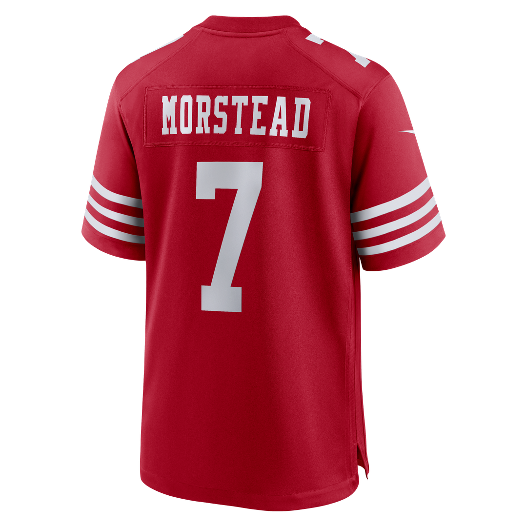 Thomas Morstead San Francisco 49ers Nike Scarlet Team Game Jersey