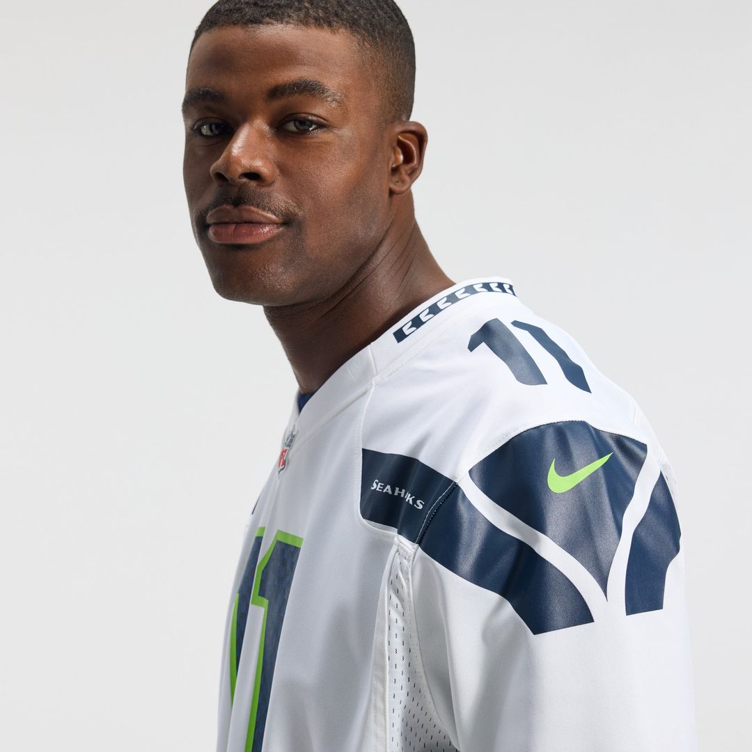 Jaxon Smith-Njigba Seattle Seahawks Nike White Game Jersey