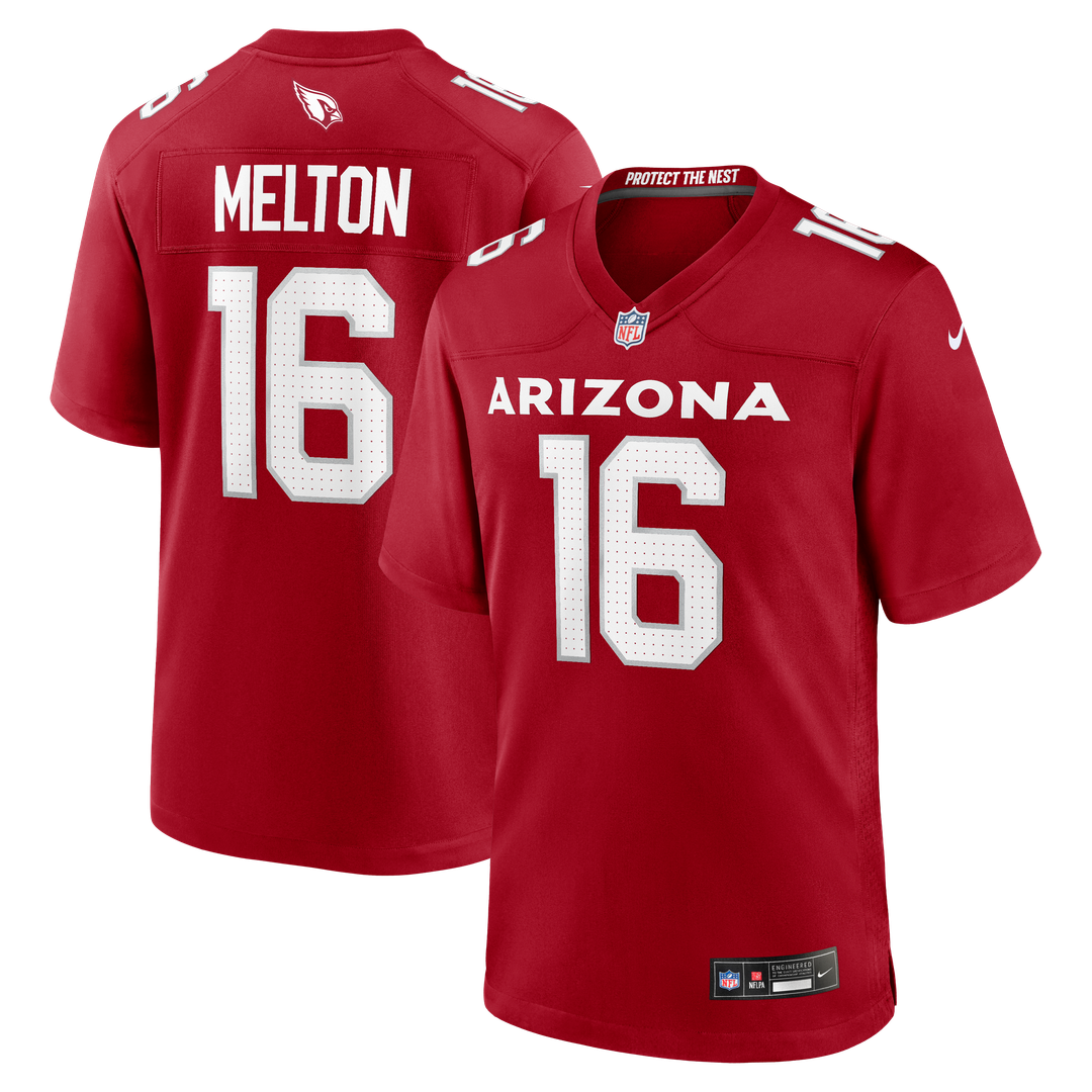 Max Melton Arizona Cardinals Nike Cardinal Team Game Jersey