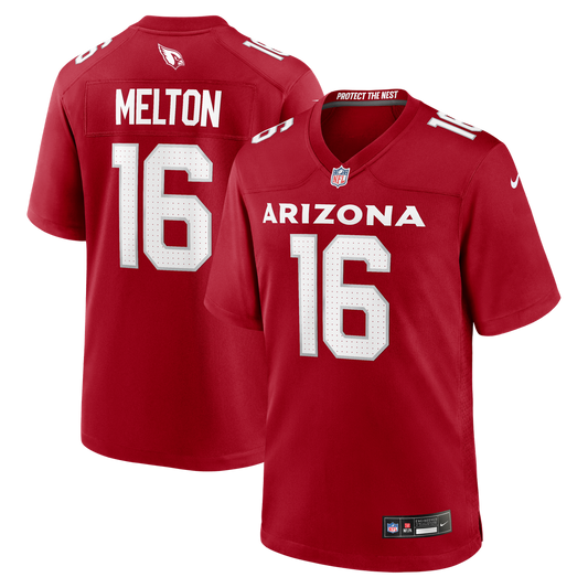 Max Melton Arizona Cardinals Nike Cardinal Team Game Jersey