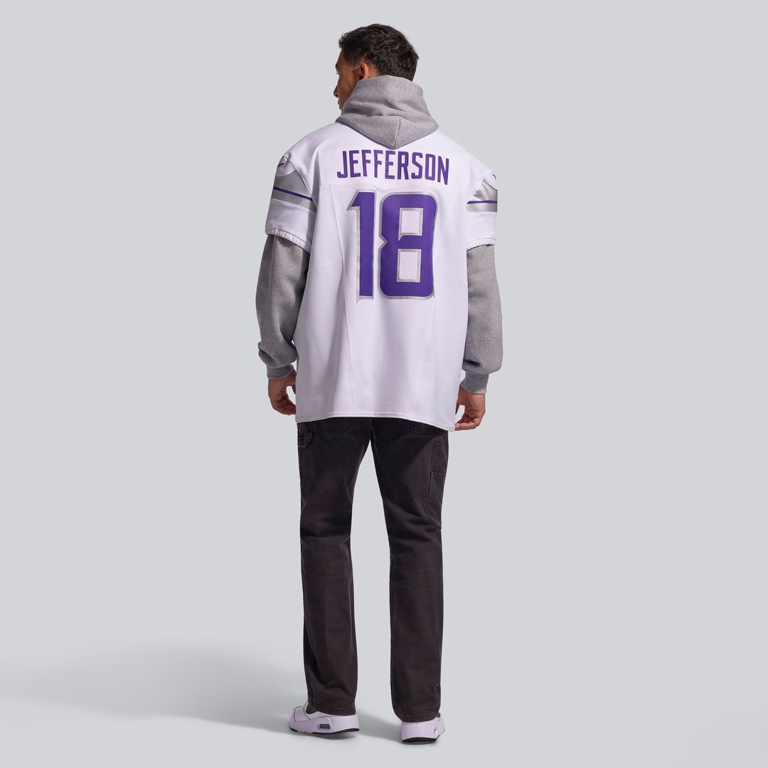 Justin Jefferson Minnesota Vikings Nike White Alternate Vapor F.U.S.E. Elite Player Jersey