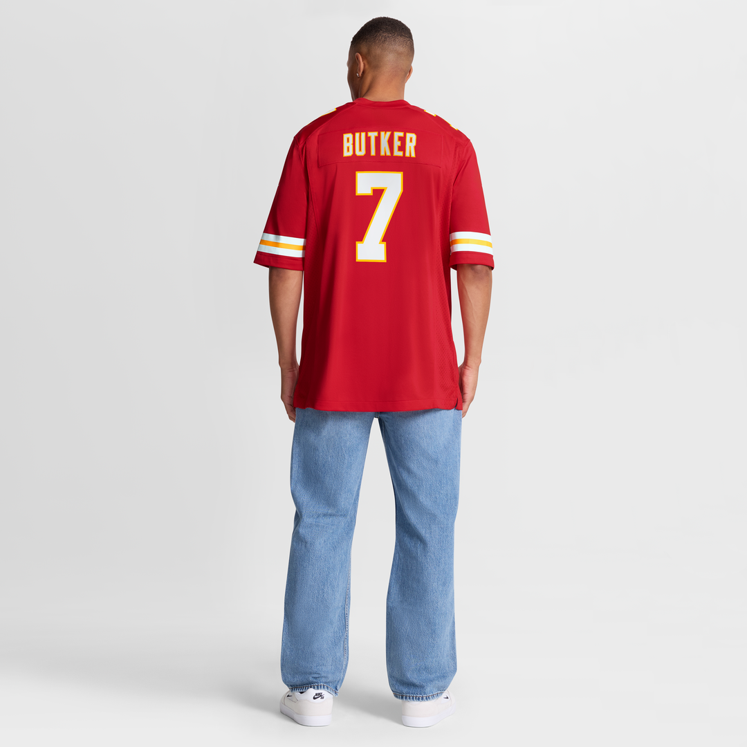 Harrison Butker Kansas City Chiefs Nike Red Game Jersey