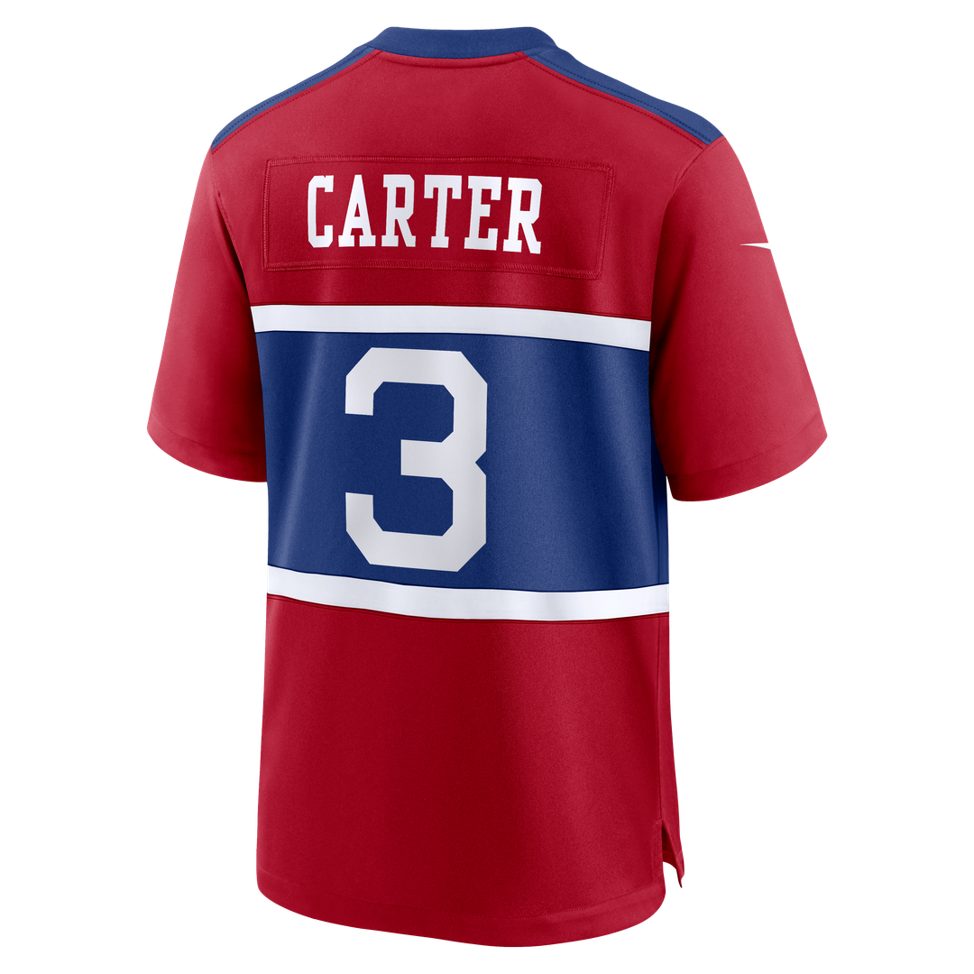 Abdul Carter New York Giants Nike White Game Jersey