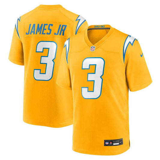 Derwin James Jr. Los Angeles Chargers Nike Gold Alternate Charger Power Game Player Jersey