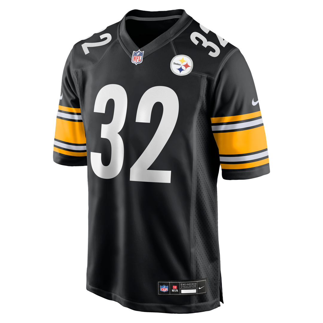 Franco Harris Pittsburgh Steelers Nike Black Game Retired Player Jersey