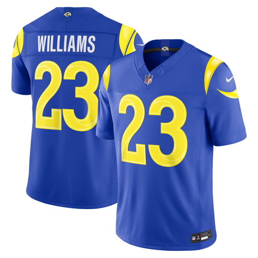 Kyren Williams Los Angeles Rams Nike Royal Team Vapor F.U.S.E. Stitched Limited Jersey