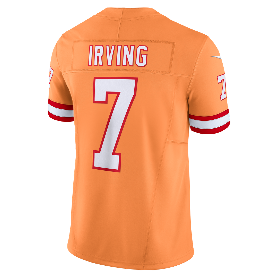 Bucky Irving Tampa Bay Buccaneers Nike Orange Alternate 2 Throwback Vapor F.U.S.E. Limited Jersey
