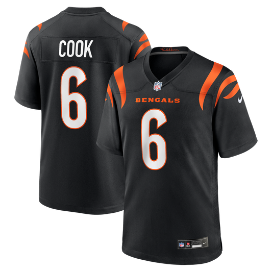 Bryan Cook Cincinnati Bengals Nike Black Team Game Jersey