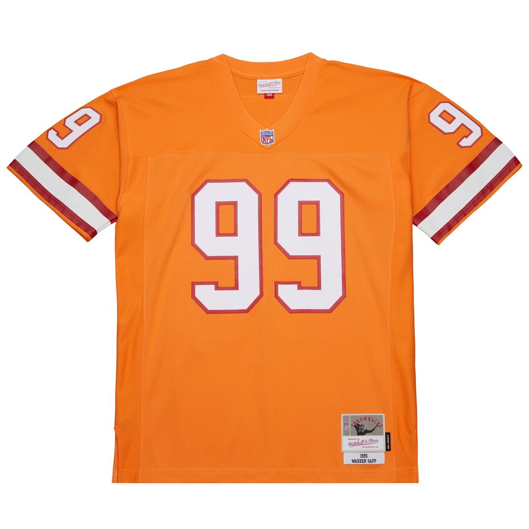 Warren Sapp Tampa Bay Buccaneers Mitchell & Ness Red 2002 Legacy Replica Jersey